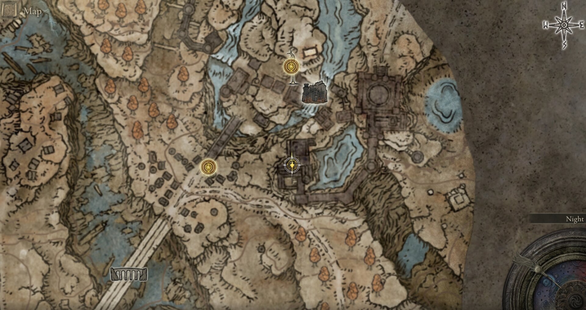 Glintblade Trio location on the map