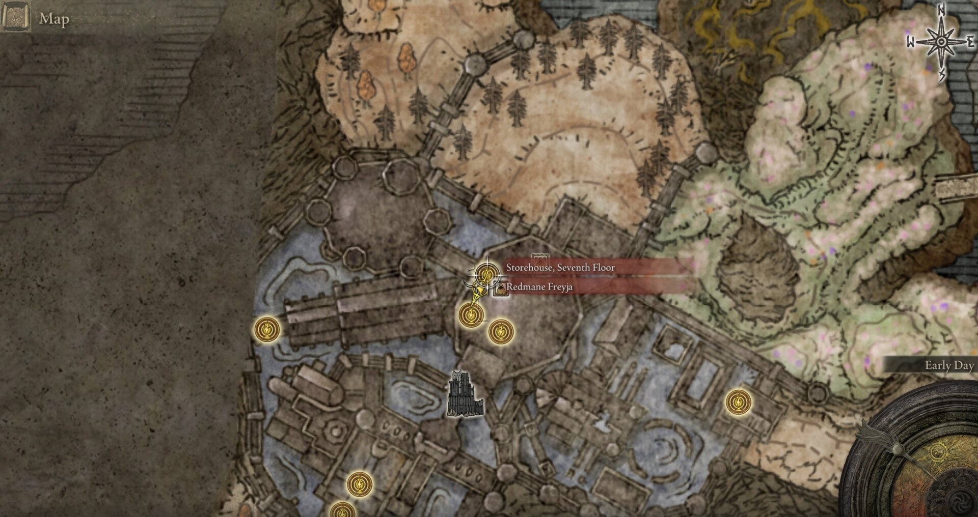 Golden Lion Shield map