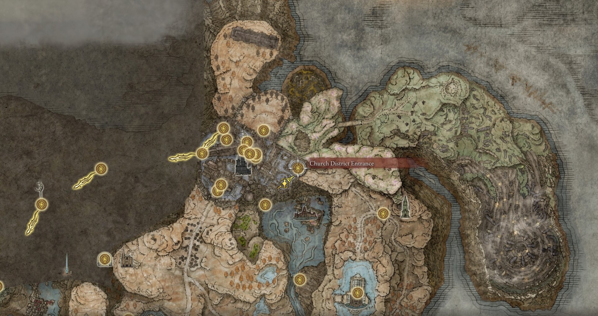 Great Grave Glovewort location map