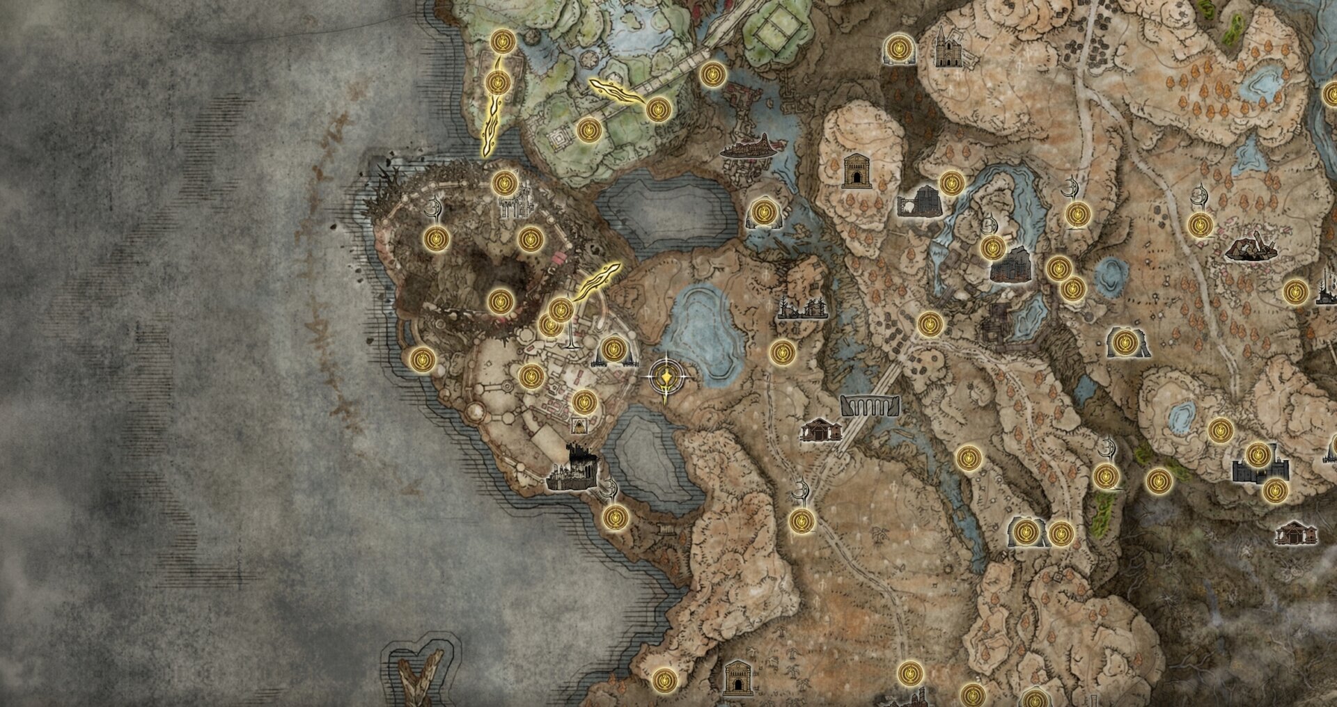 Elden Ring Shadow of the Erdtree Incursion Painting Location, Serpent Crest Shield Map