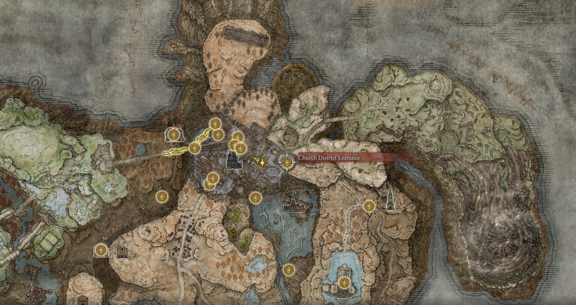 Queelign's Greatsword map