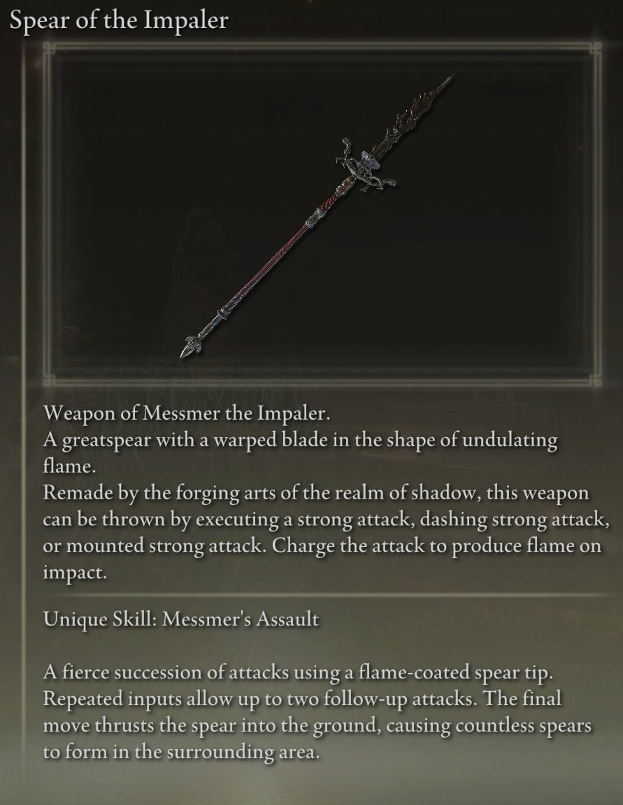 Spear of the Impaler