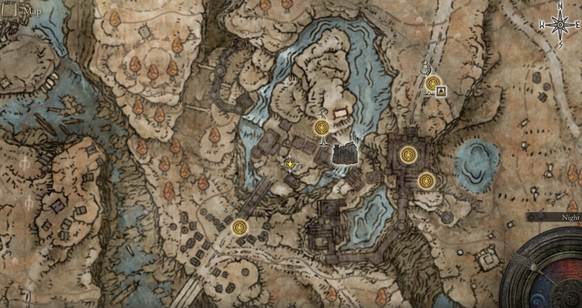 Starlight Shard location on the map: Starlight Collector Dish