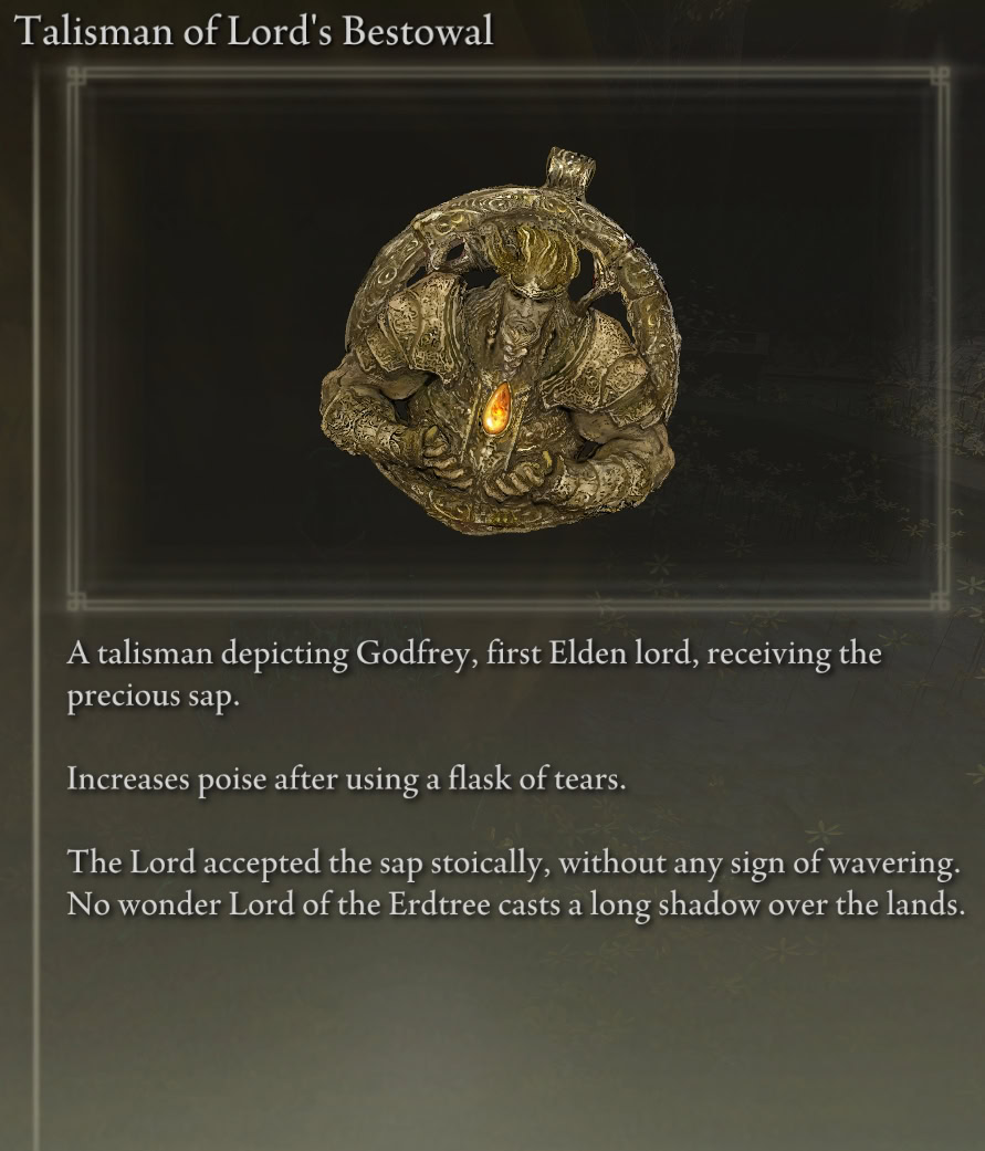 Talisman of Lord's Bestowal