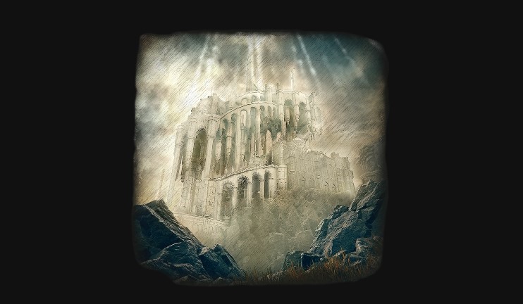The Sacred Tower Painting Icon
