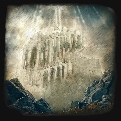 The Sacred Tower Painting Icon