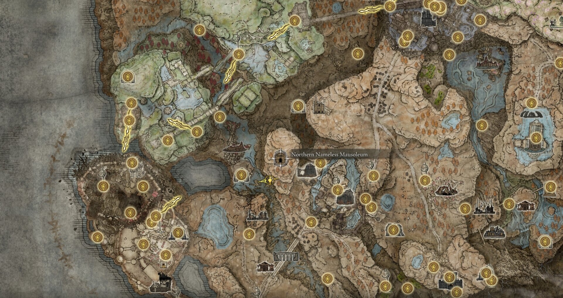 Elden Ring Shadow of the Erdtree - The Sacred Tower Painting Location, Spiraltree Seal Map