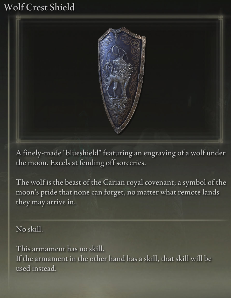 Wolf Crest Shield
