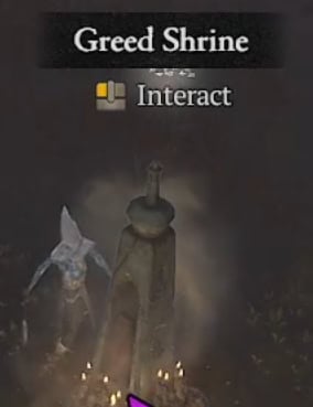 a Greed Shine in Diablo 4