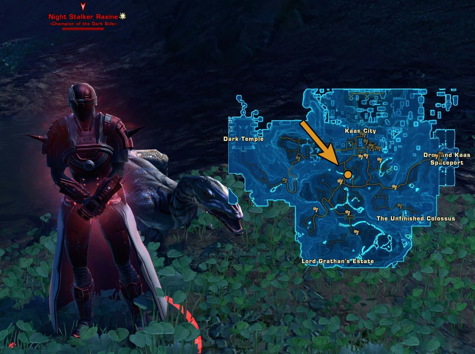 Night Stalker Raxine Location