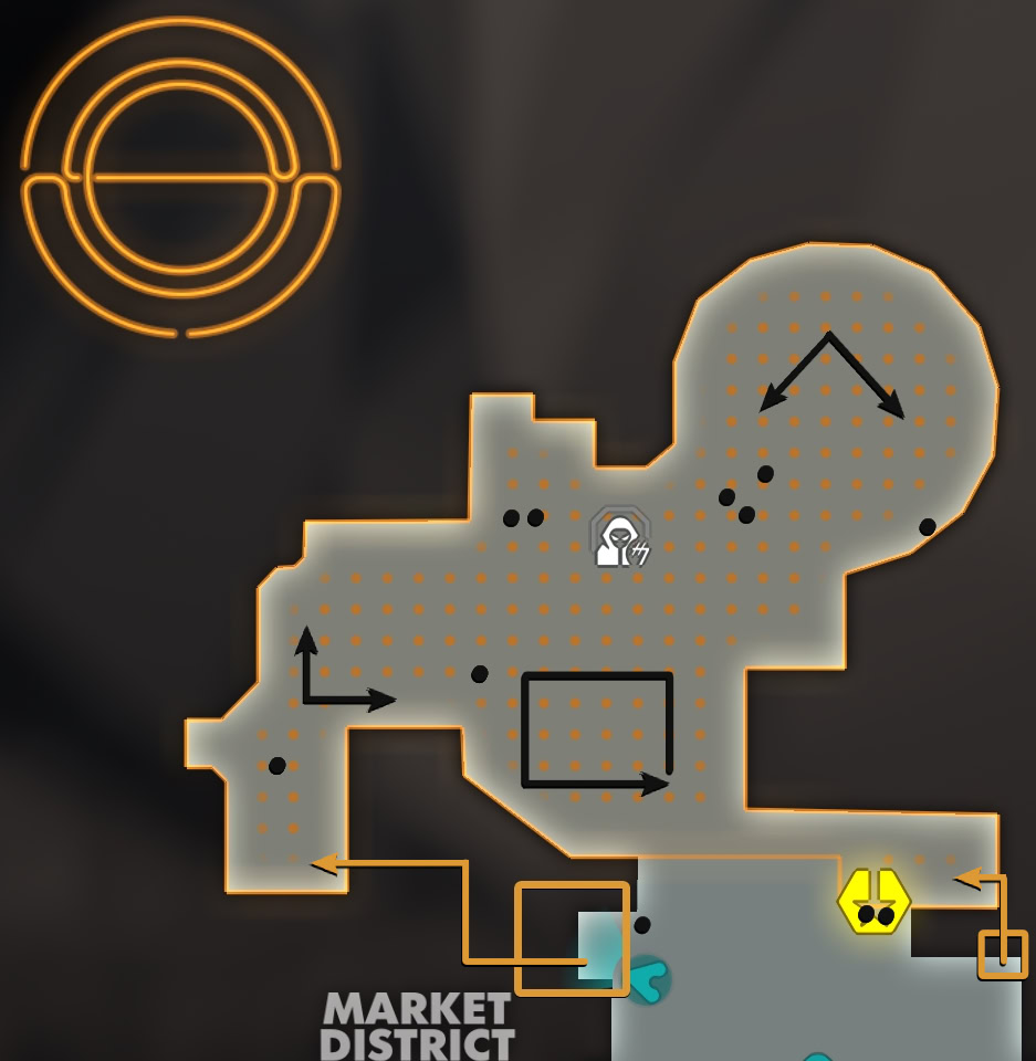 Mirogona City Crimson Dawn Dawn district entry points