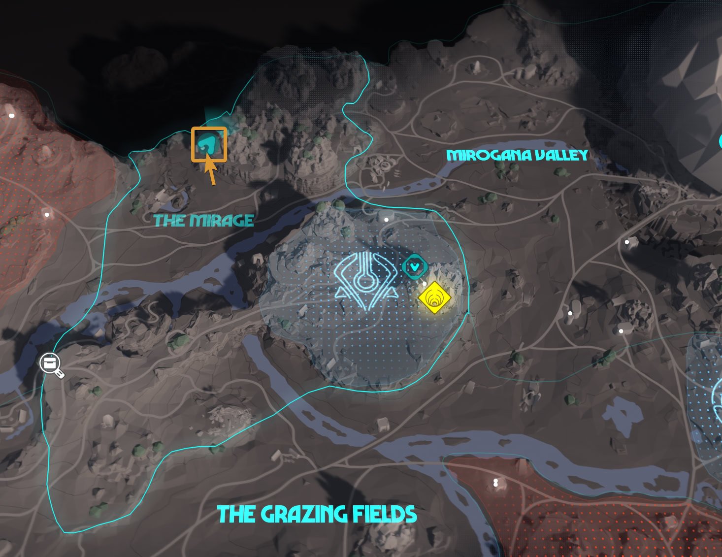 Smuggler Cache 05 Starting point Map