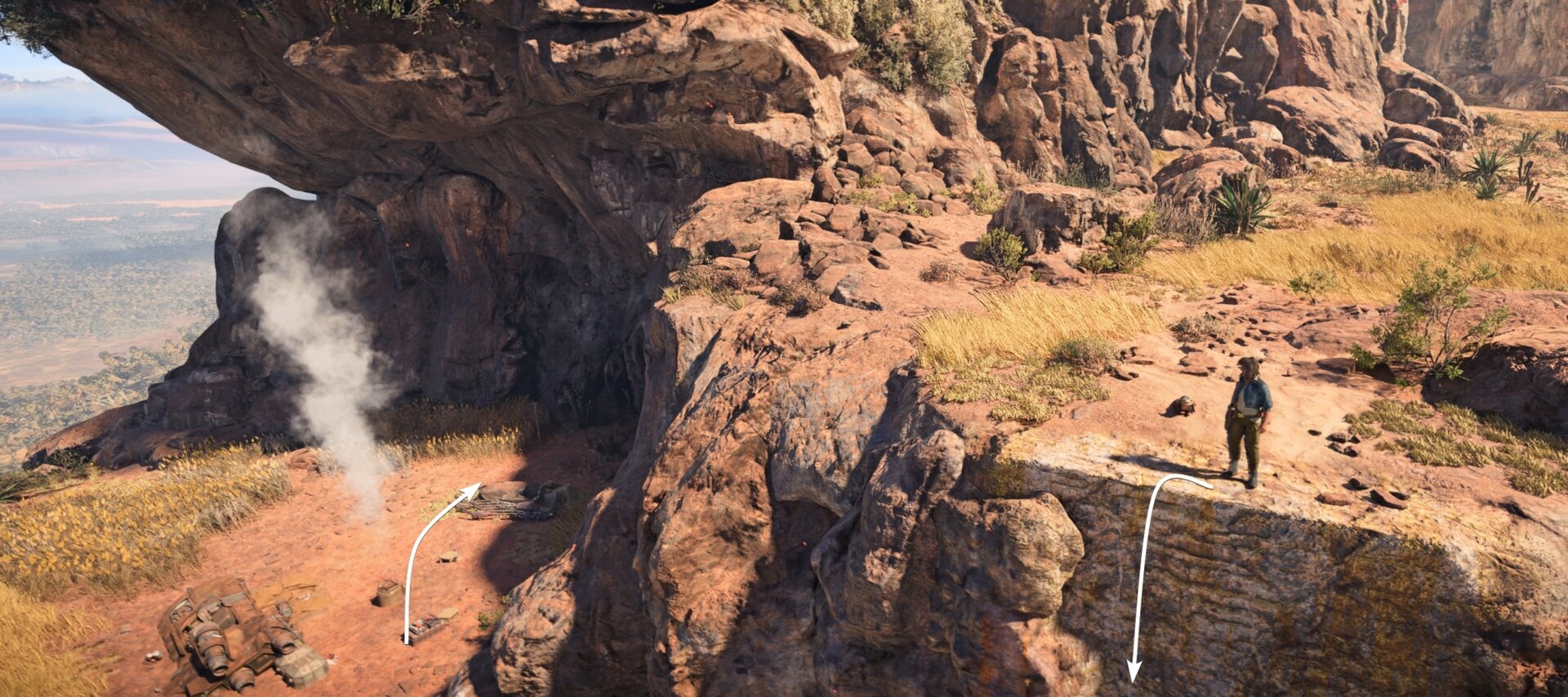 Smuggler Cache 22 Cave Entrance