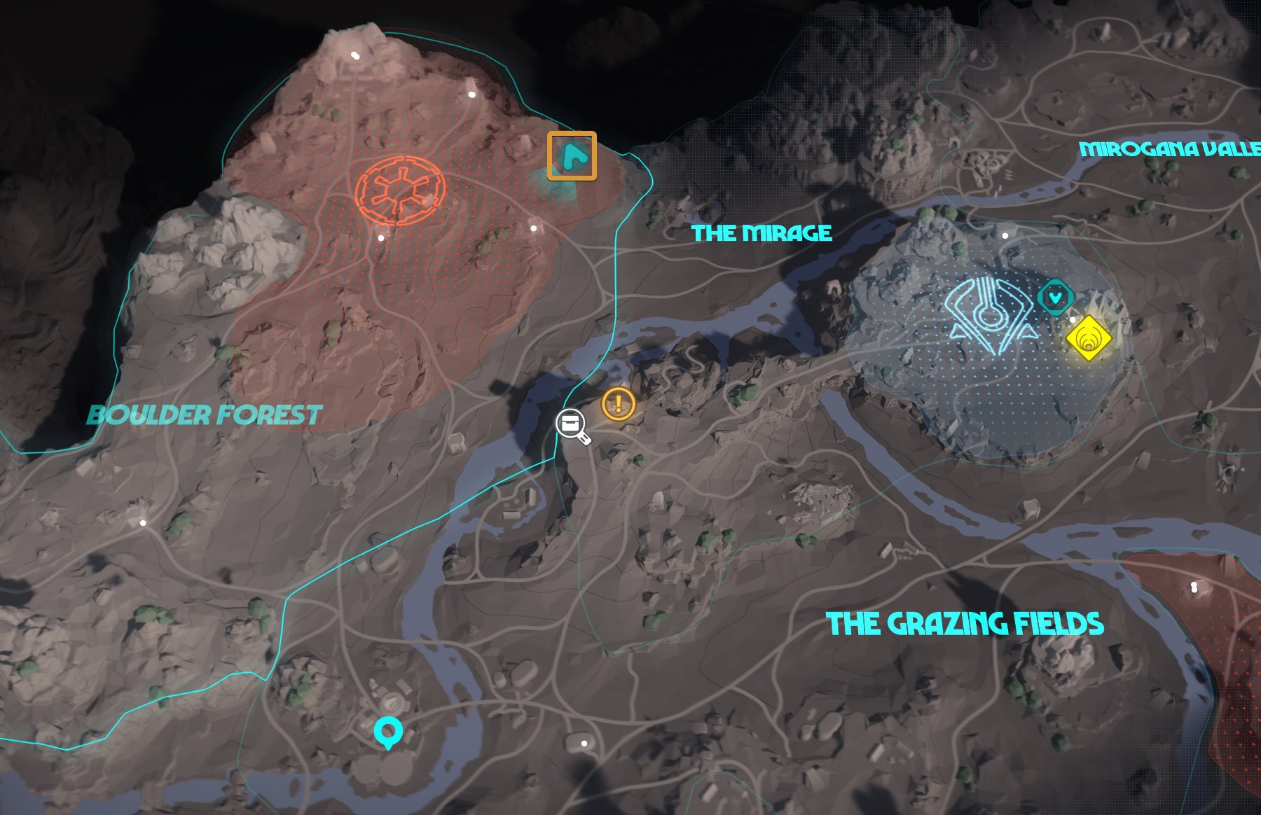 Smuggler Cache 35 Location Map