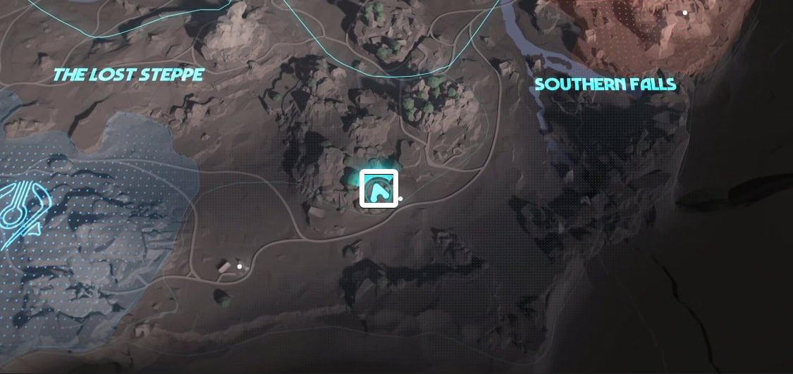 Smuggler Cache 39 Location Map