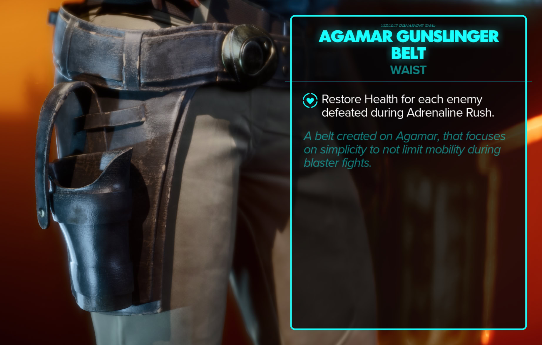 Agamar Gunslinger Stats and Close-ups - Belt