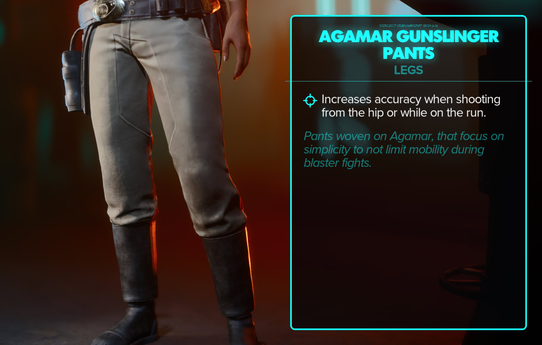 Agamar Gunslinger Stats and Close-ups - Pants
