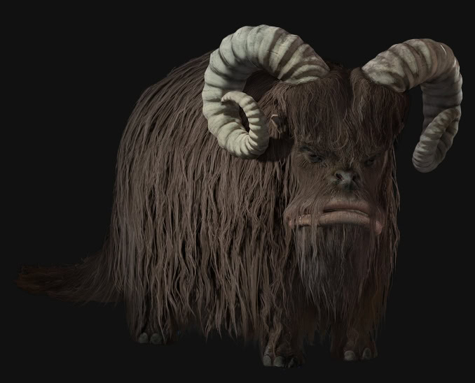 Bantha from Tatooine in Star Wars Outlaws