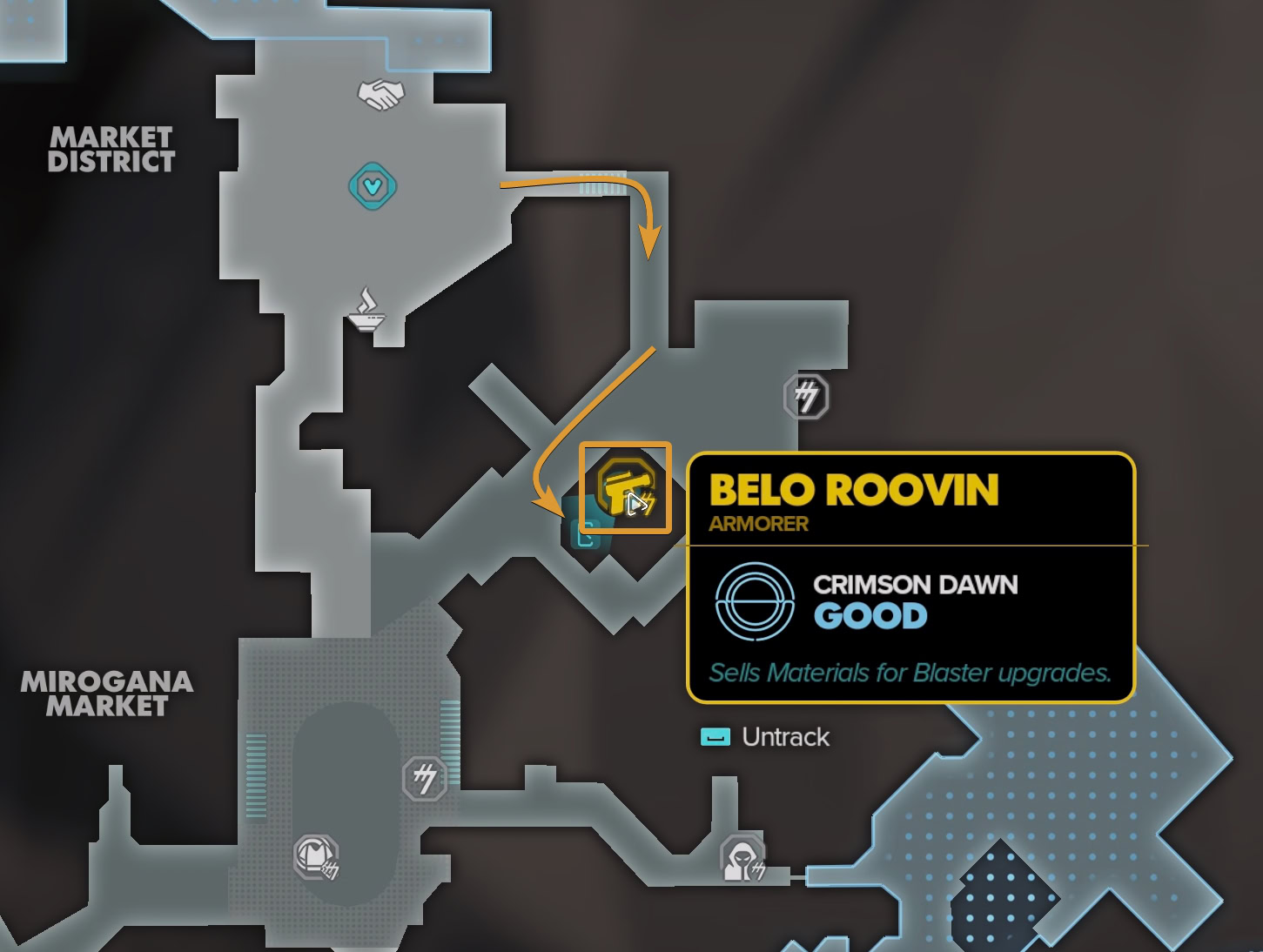 Belo Roovin, Mirogana Map -  - Blaser Recirculator location