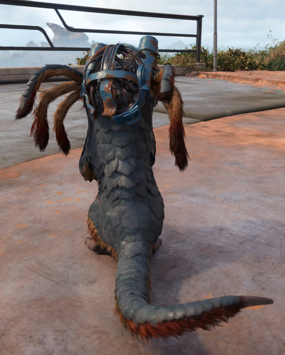 Blue Droid Part Back