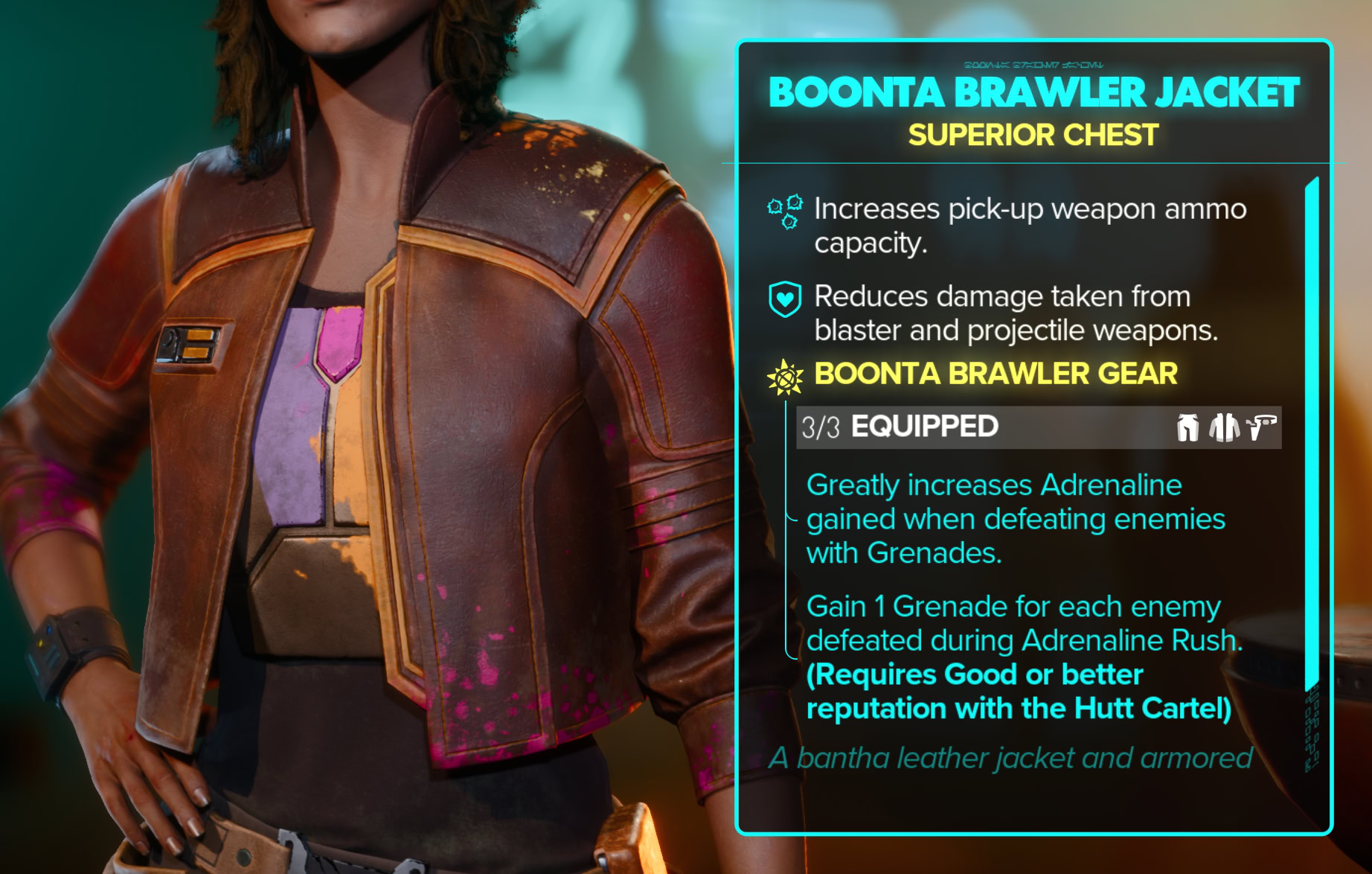 Boonta Brawler Jacket Stats