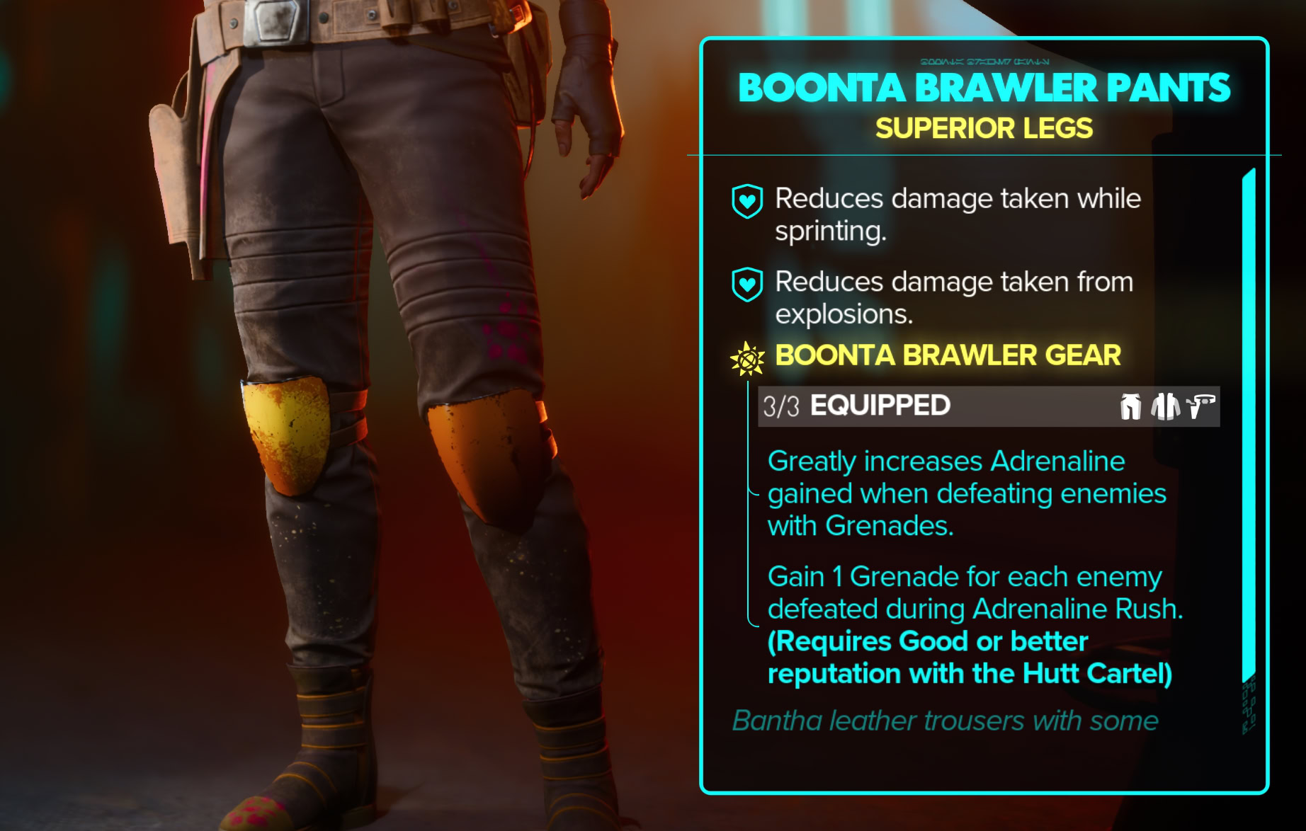 Boonta Brawler Pants Stats