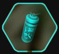 Bottled Nebula Cloud Icon