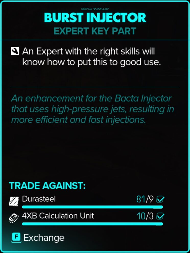 Where to find the Burst Injector in Star Wars Outlaws: Unlocking ...