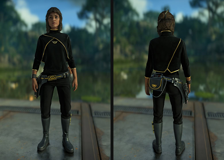 Cromson Dawn Outfit Front and Back preview