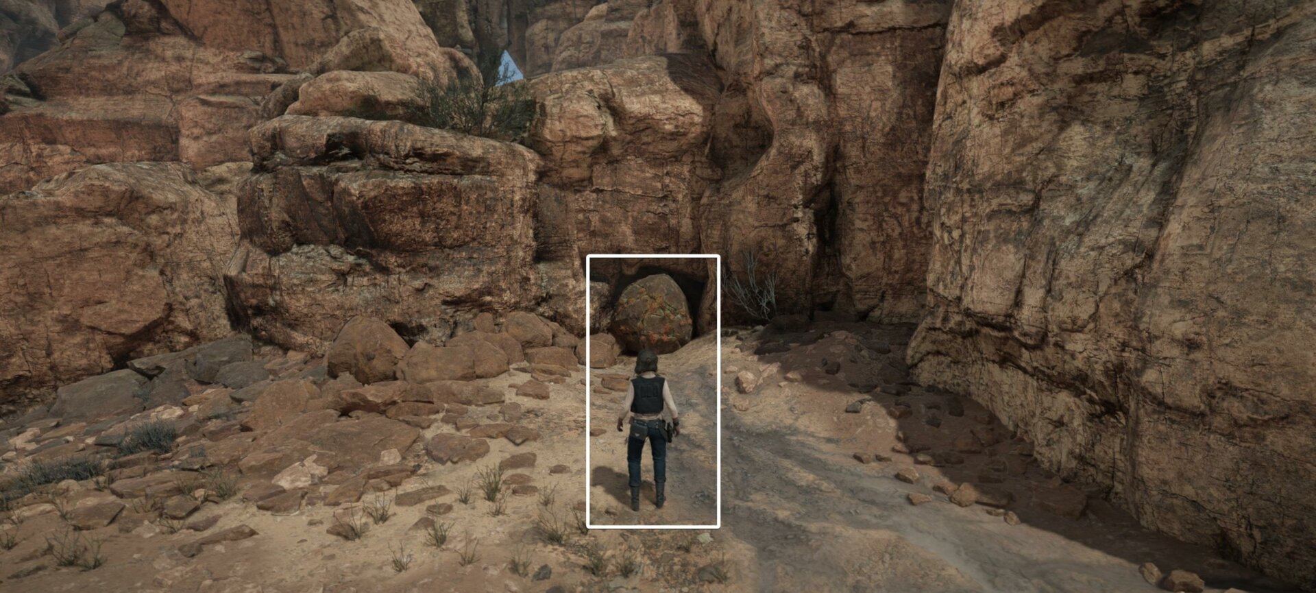 How to get the LC-3 Skifter - blow up the rock to clear a path