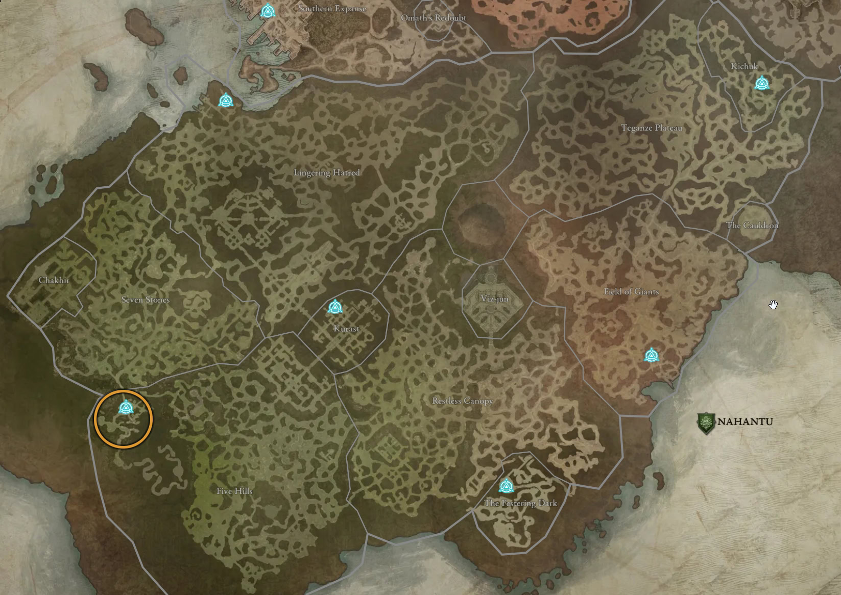 Diablo 4 - Luckier Coin and the Ring of the Jinx Samuk Location
