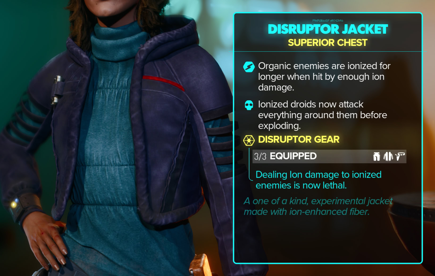 Disruptor Set Stats, Set Bonus, and Close-ups - Jacket