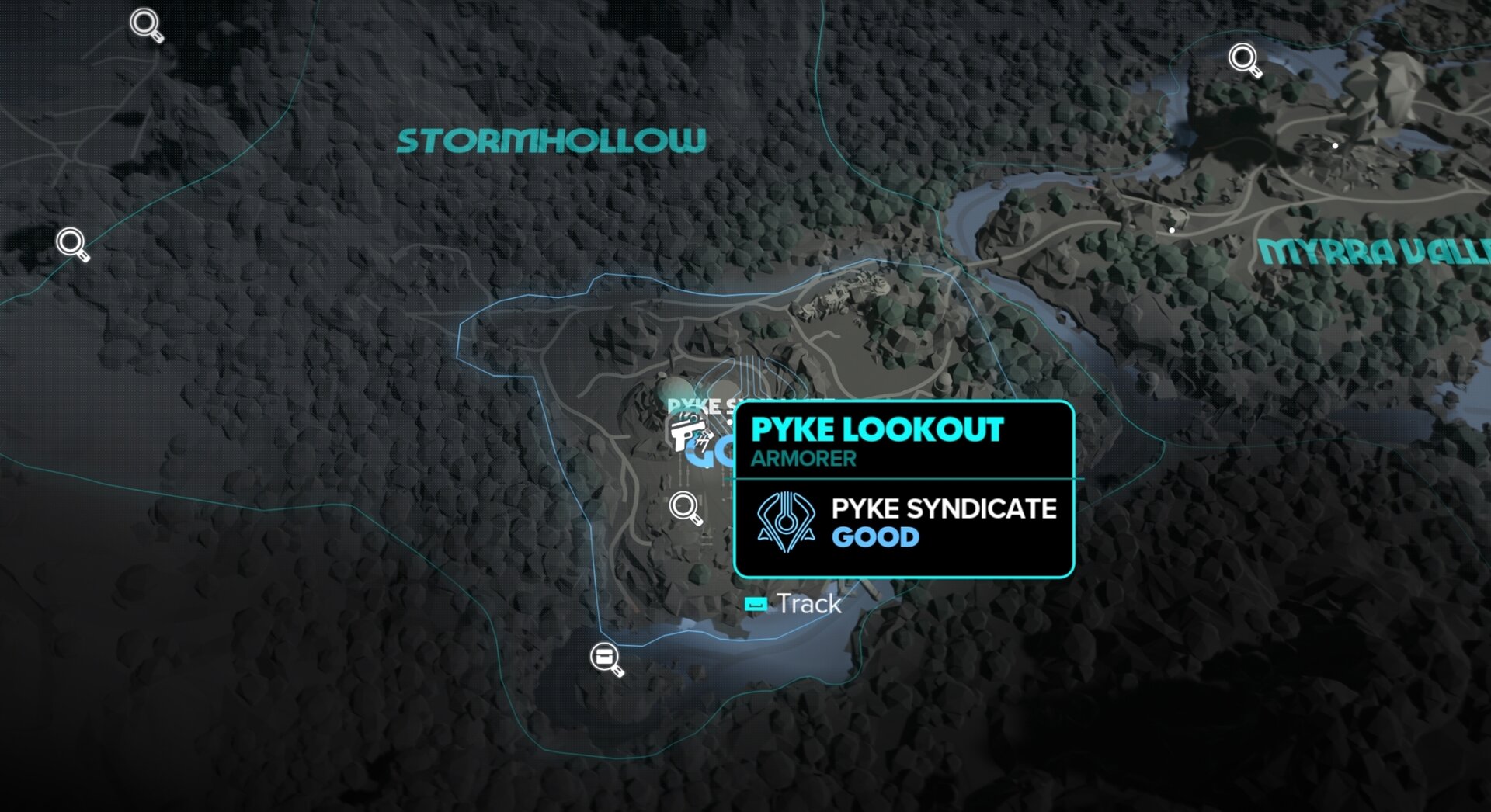 Glyph Stone Map