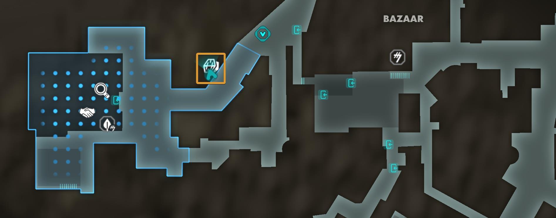 Hutt Cardroom Map