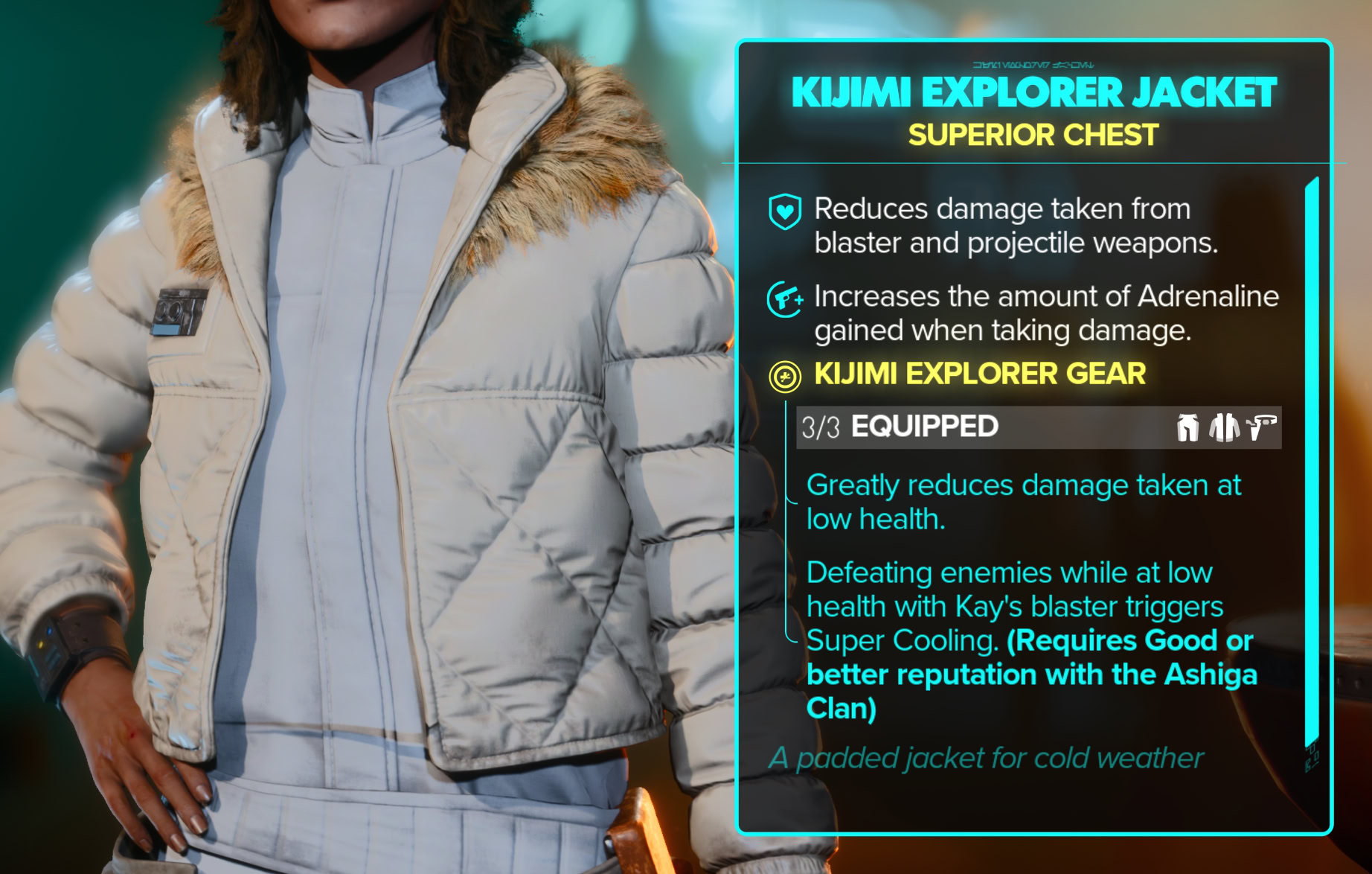 Kijimi Explorer Jacket Stats