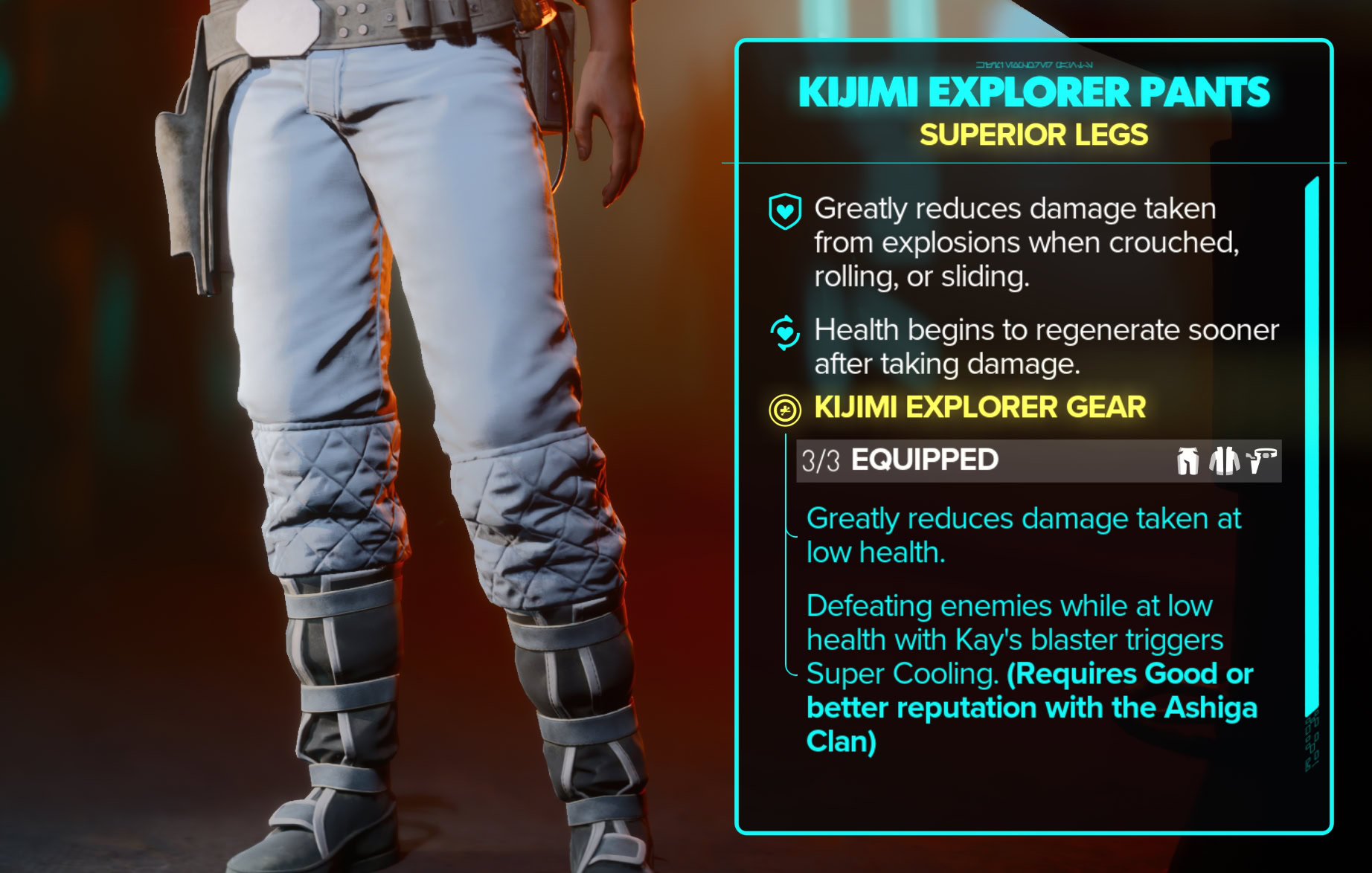 Kijimi Explorer Pants Stats