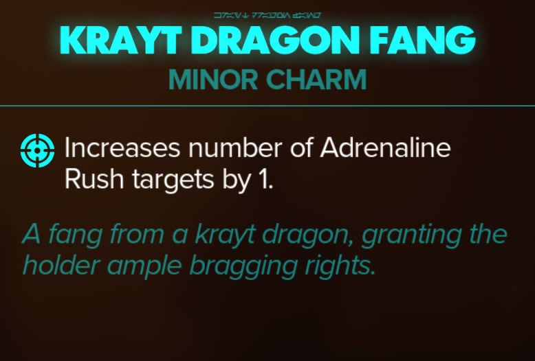 Krayt Dragon Tooth Stats - Minor Charm in Star Wars Outlaws
