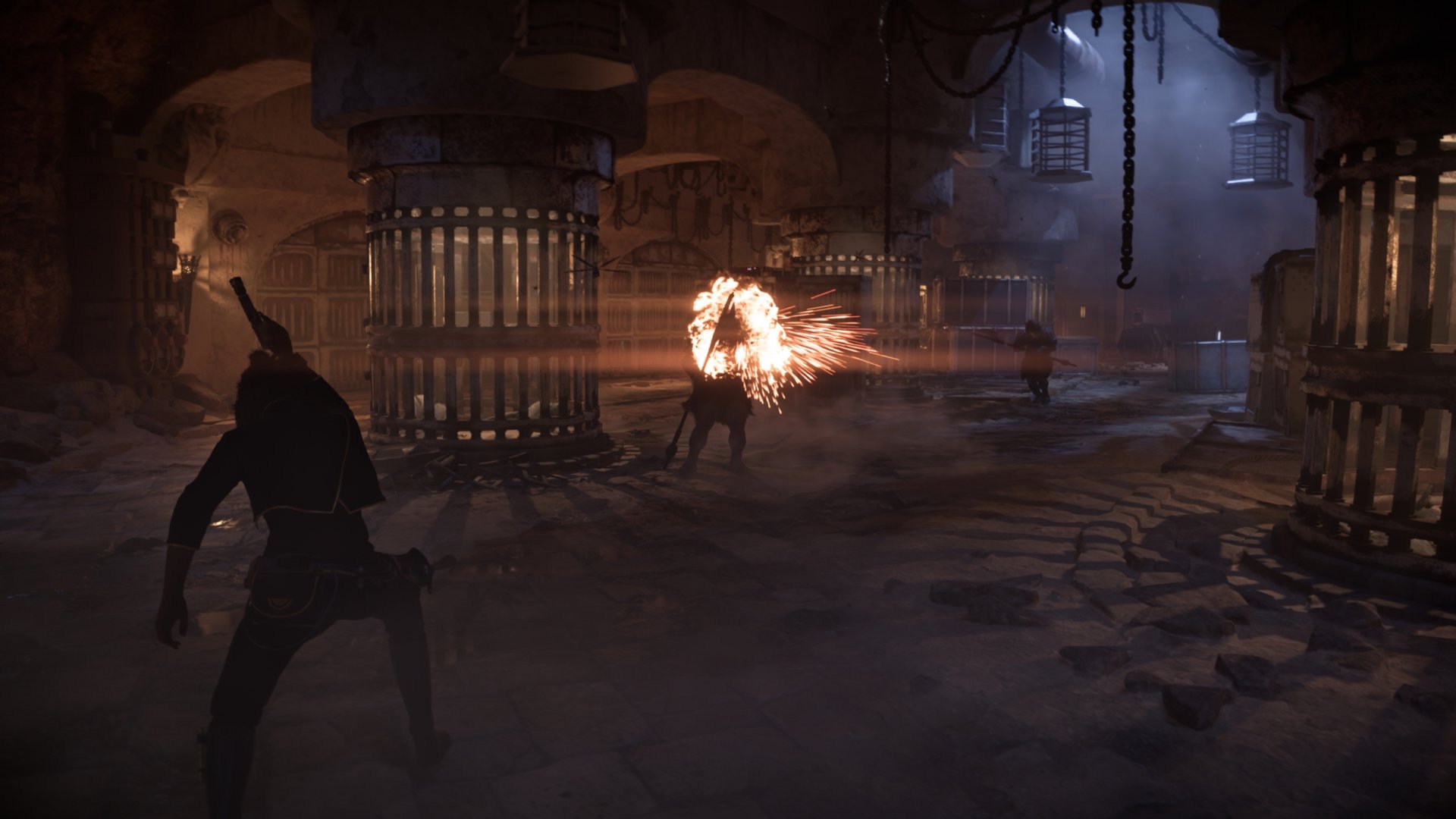 Breaking into Jabba's Palace: Interior - take the guards out