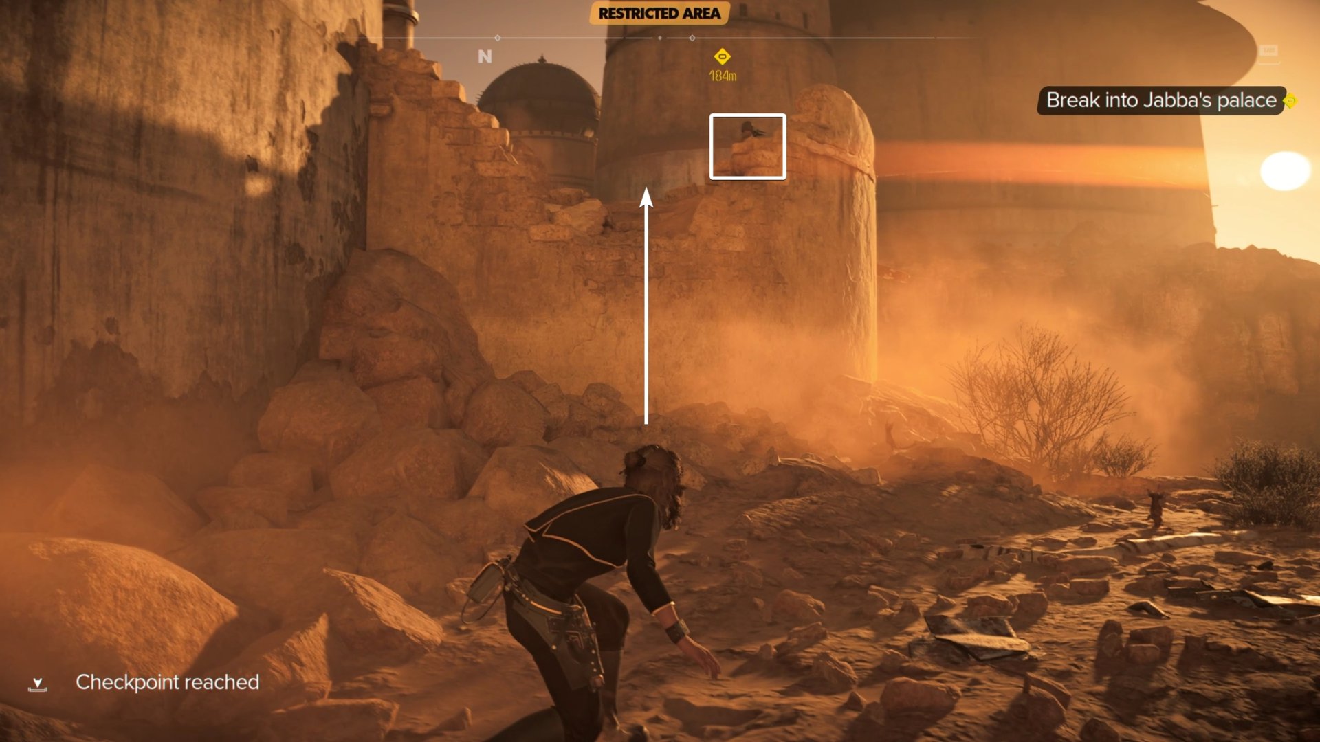 Breaking into Jabba's Palace: Exterior