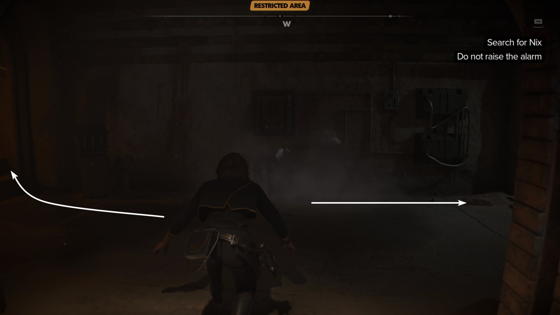 Breaking into Jabba's Palace: Interior - chest to the left