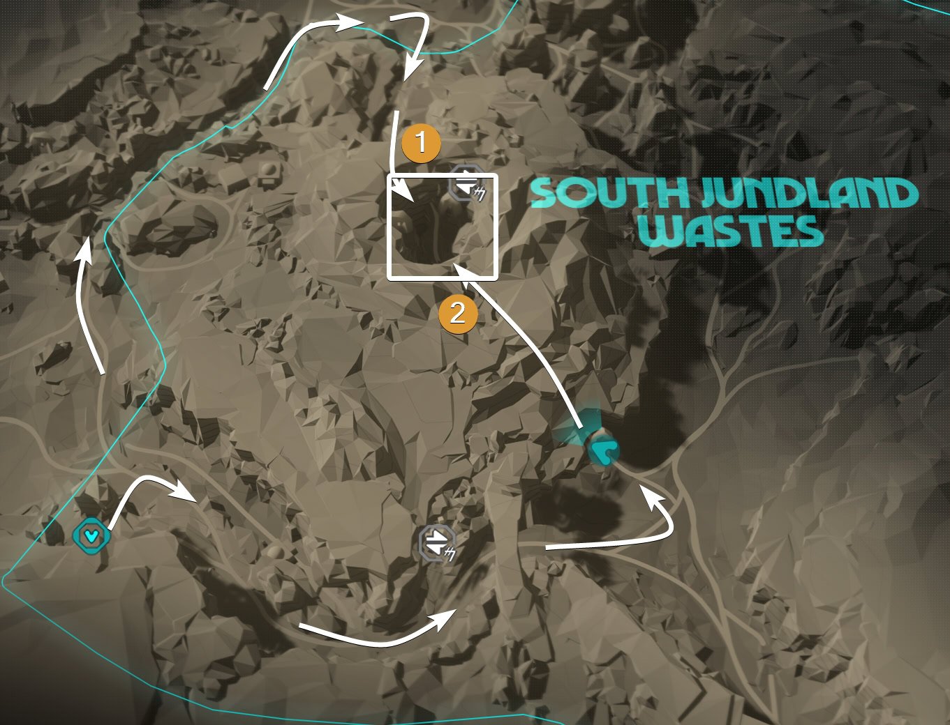 Seeker's Peril Map and entrances
