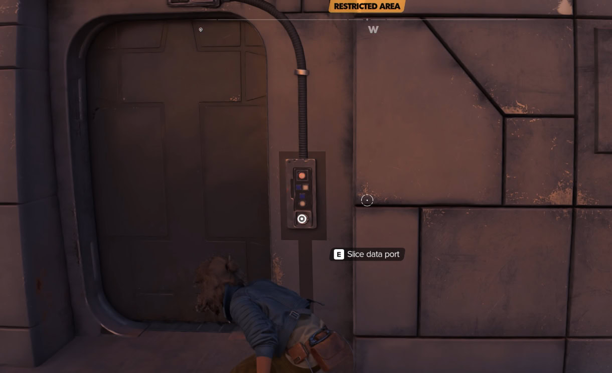Slice the door of the West Turbolaser - Ion Capacity Charge access