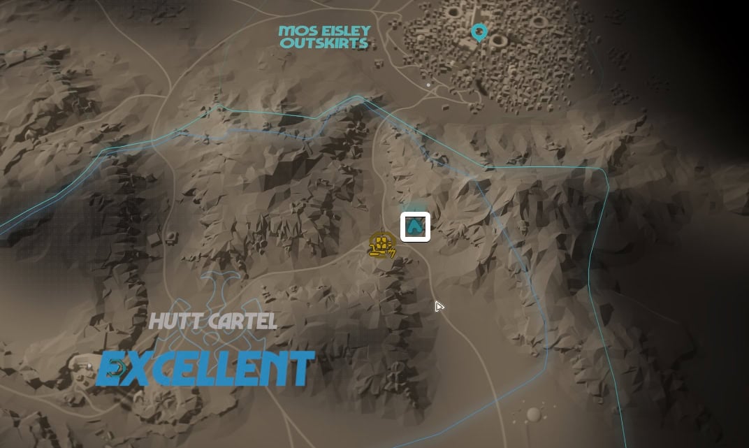 Tatooine Smuggler Cache 12 Map