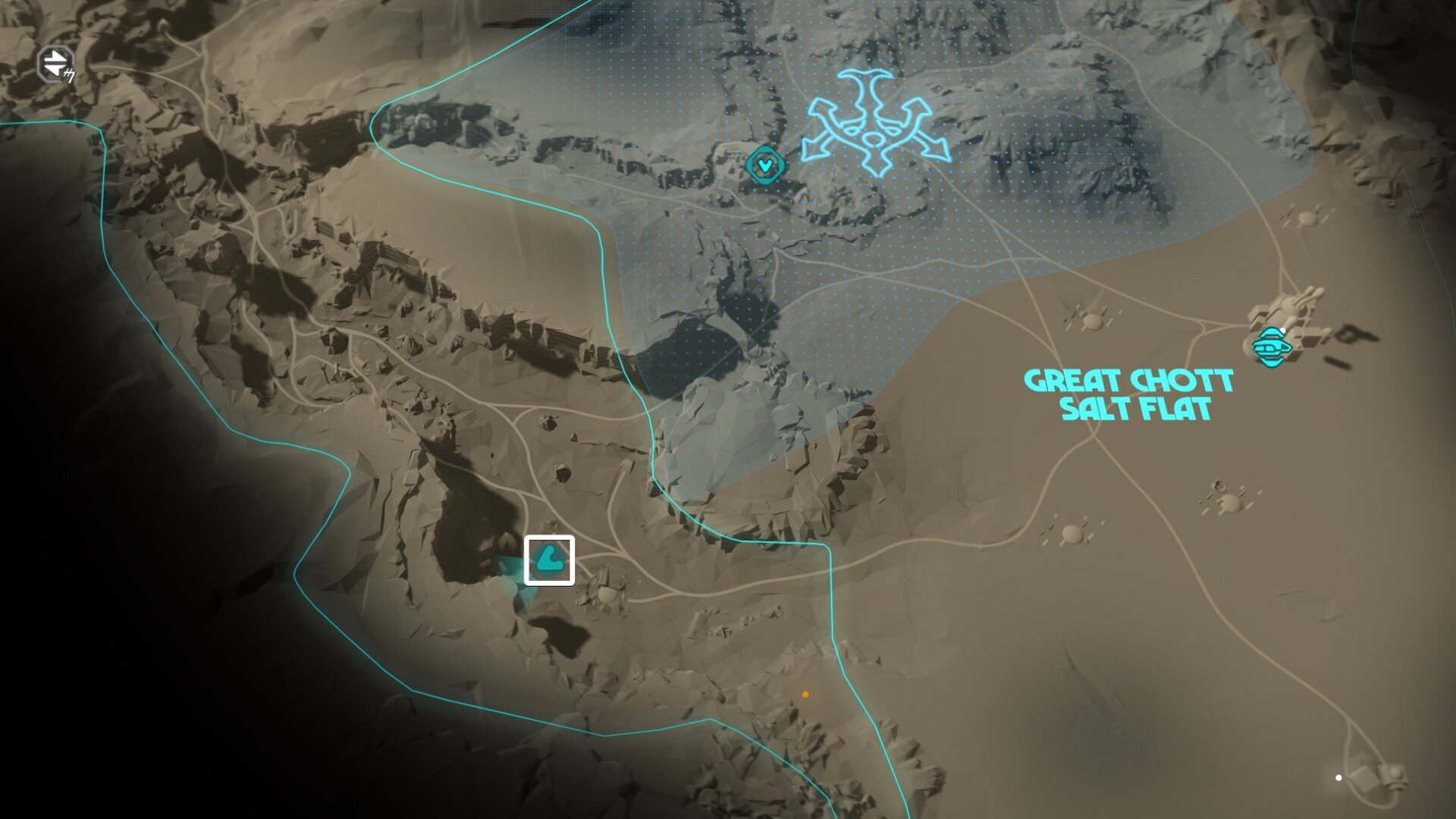 Tatooine Smuggler Cache 15 Starting Location Map
