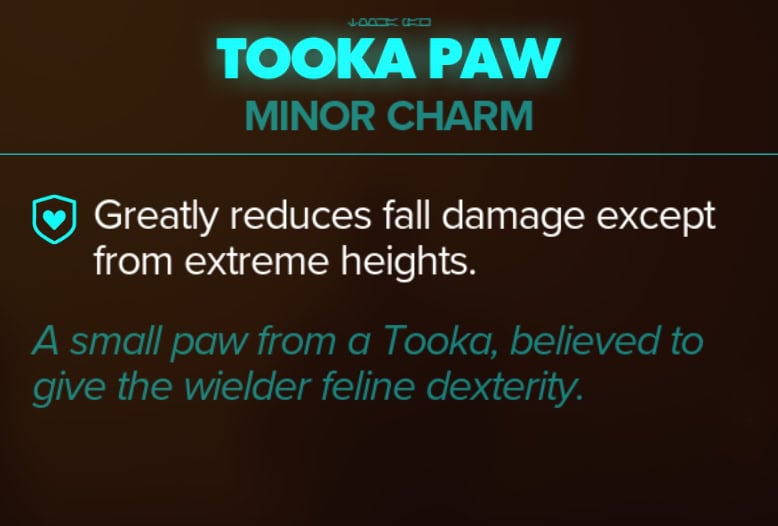 Tooka Paw Stats - Minor Charm in Star Wars Outlaws