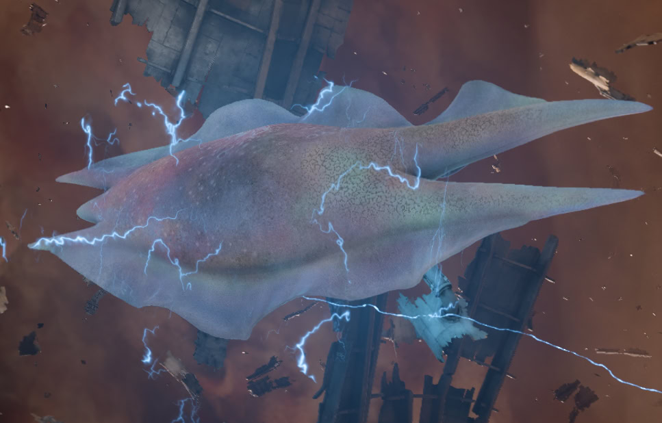 Blowing up Slygels will ionize nearby ships, potentially disabling them.