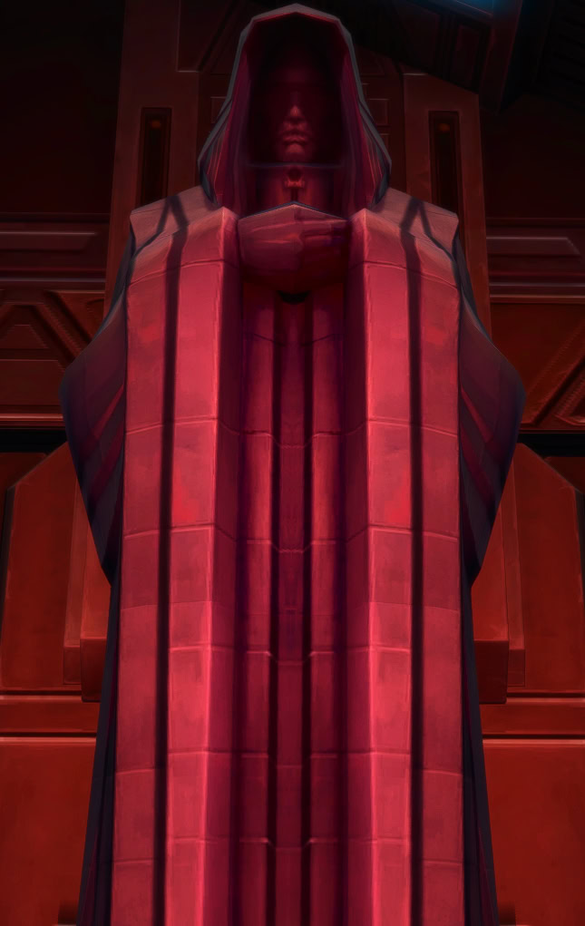 Current SWTOR 7.5.1 textures and shadow detail on a statue on Ilum