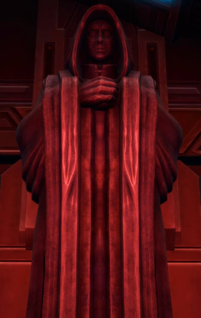 New SWTOR 7.6 PTS textures and shadow detail on a statue on Ilum