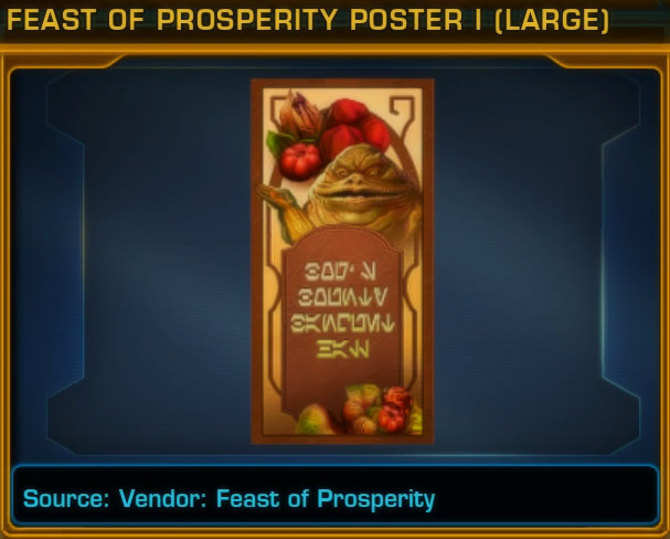 Feast of Prosperity Poster I (Large)