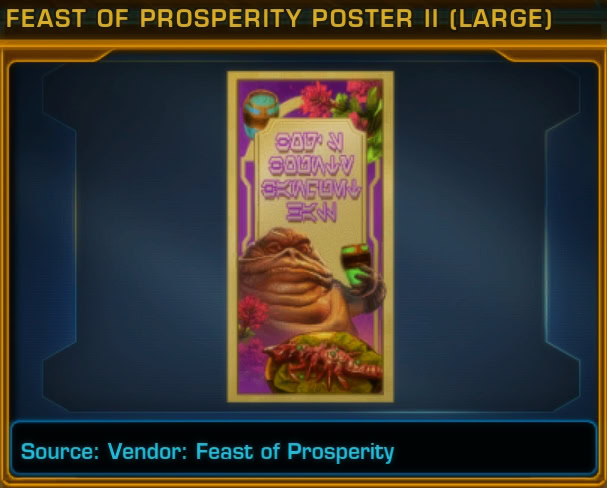 Feast of Prosperity Poster II (Large)